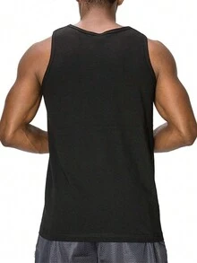 男士3入組網眼透氣運動健身基層背心 - 彩色 - 查看 2