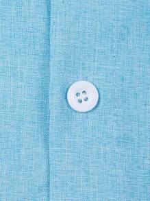 Manfinity Homme Men's Short Sleeve Shirt - Blue - View 7