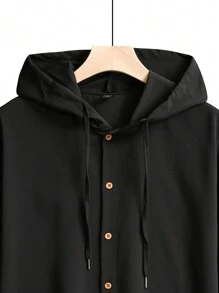 Manfinity Homme Chemise à capuche unie pour hommes, pour les amis