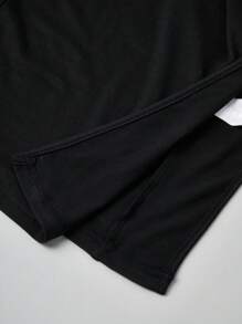 Xyvia Vestido largo de mujer con diseño de bloqueo de color, cuello halter y corte dividido