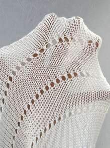 Breezaya Vestido Sin Mangas De Diseño De Suéter Tejido Para Mujeres Con Cinturón Envolvente