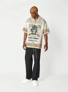 SUMWON Relaxed Fit Shirt With All Over Print - Multicolor - View 3