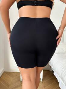 SHEIN ثلاث قطع للمجموعة،ملابس داخلية نسائية طويلة بأربعة أركان للمقاسات الكبيرة - متعدد الألوان - مشاهدة 2