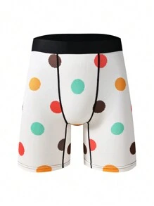 Boxer Para Hombres Con Lunares Coloridos