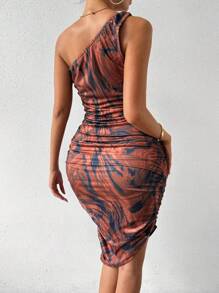 Chiquease Đầm bodycon hở vai không tay - Nhiều màu - Xem 2
