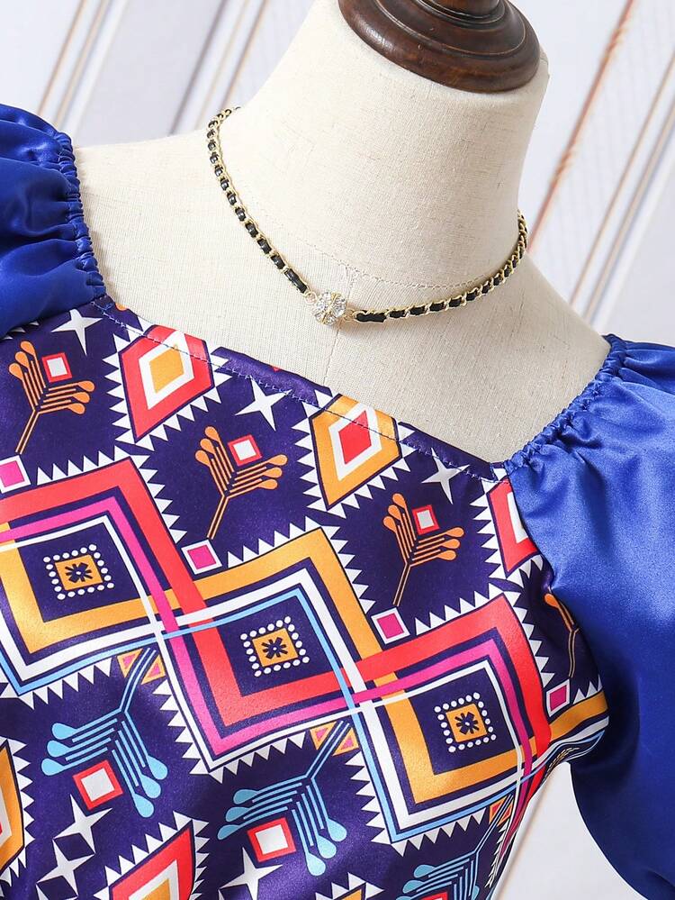 Teen Girls' Gorgeous Casual Vacation Dress, Spring/Summer