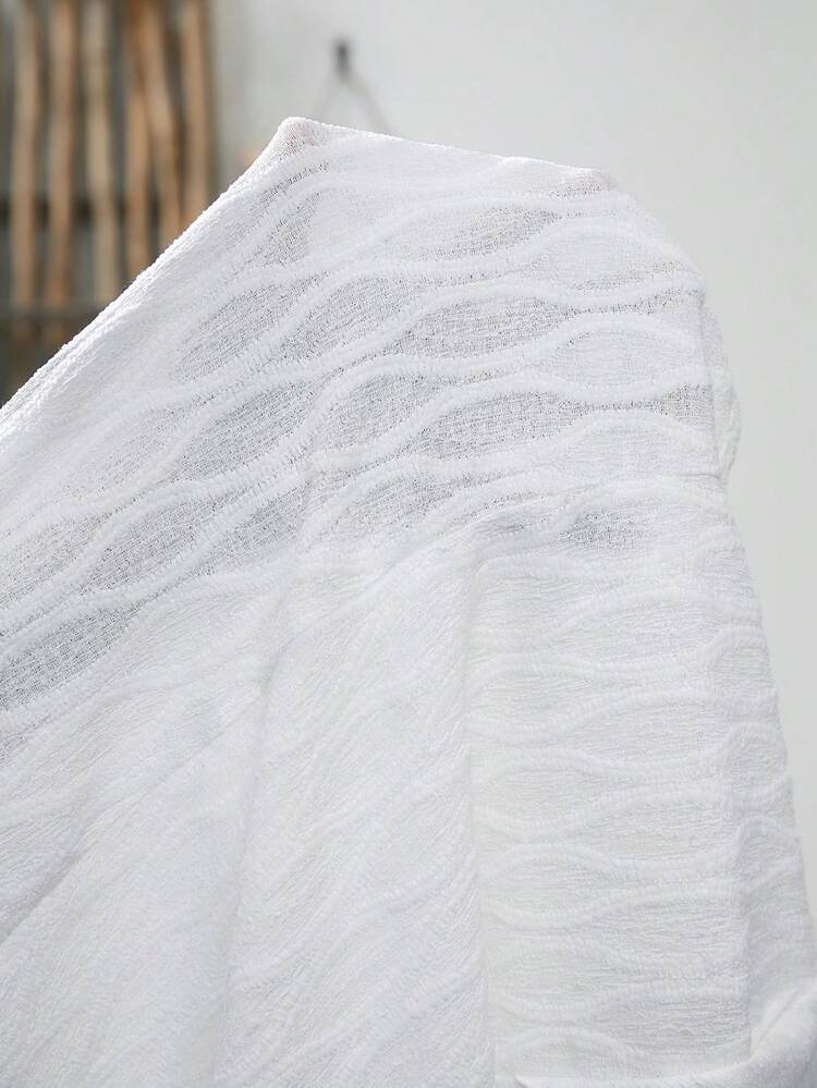 Plus Size Lace Detailing Ruffle Trim Blouse