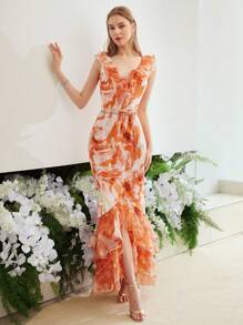 MOTF PREMIUM 編織斜裁連身裙 - 彩色 - 查看 8