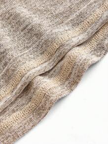 SHEIN Maternity Split Hem V-Neck Tank Top - Multicolor - View 6