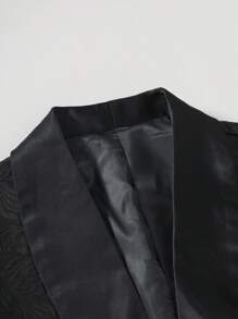 Manfinity AFTRDRK Men's Plus Size Suit Set - Black - View 3