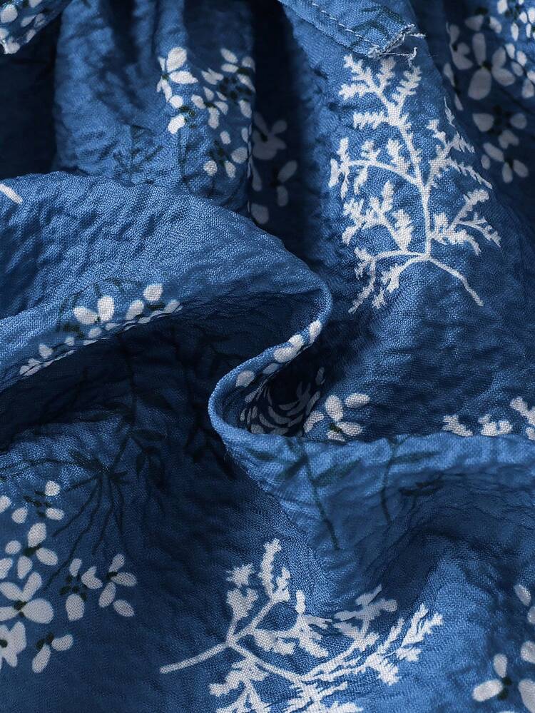 Baby Girls' Vintage Denim Effect Dress