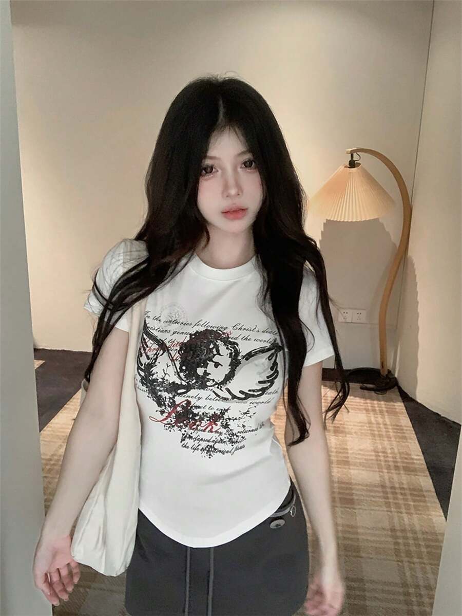 Pattern Printed T-Shirt