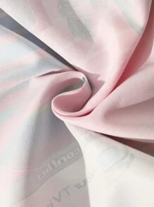 ROMWE MEN Street Life Men's Coconut Tree & Letter Printed Shorts, Perfect For Daily Wear In Spring And Summer - Multicolor - View 4