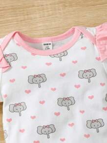SHEIN Newborn Baby Girl Gift Set, Multiple Pieces - Multicolor - View 7