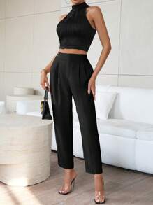 Firerie Ladies' Elastic Waist Tapered Pants