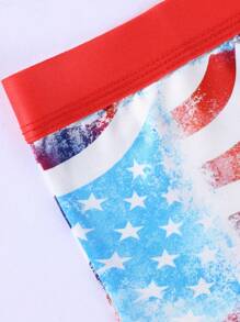 Geometric Printed Men's Underwear - Black - View 6