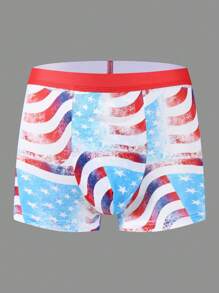 Geometric Printed Men's Underwear - Black - View 4