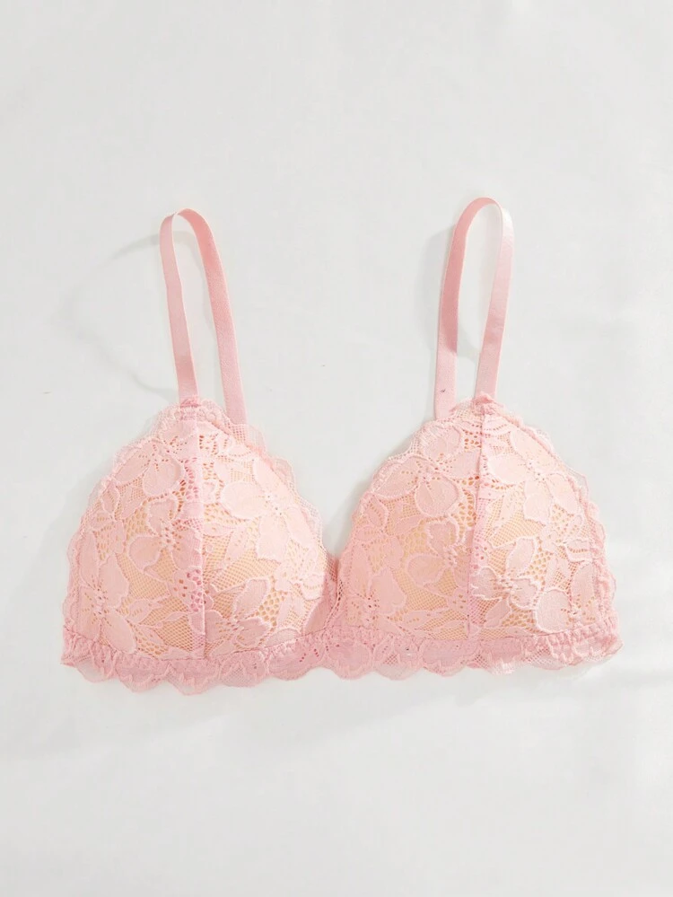 Women's Lace Wireless Bra, Lingerie