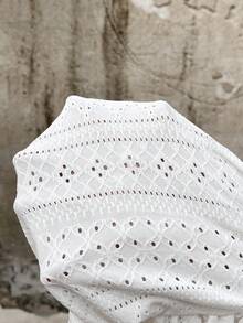 SHEIN Frenchy 女士蝴蝶袖後背綁帶t恤 - 白色 - 查看 7