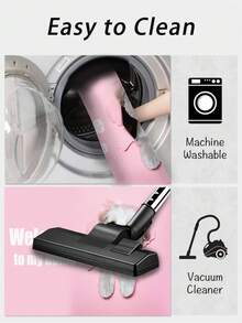 SHEIN Cartoon Animal Print Thickened Anti-Slip Living Room And Kitchen Rug With Cute Little Dog - Multicolor - View 4