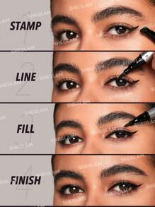 SHEGLAM Wing It Waterproof Liner Duo-White Highly Pigmented Matte Eyeliner Pencil Quick Drying Ultra-Fine Waterproof And Sweatproof 3 Colors Beginner Blendable Smooth Eye Make Up Kohl,Kajal,Henna Brand Beauty Makeup Face Paint Cosmetic For Women Girls Perfect For Winter Spring Ideal For Y2K Fancy Fashion Suitable For Birthday Gift Party Ready Best Color - White - View 6