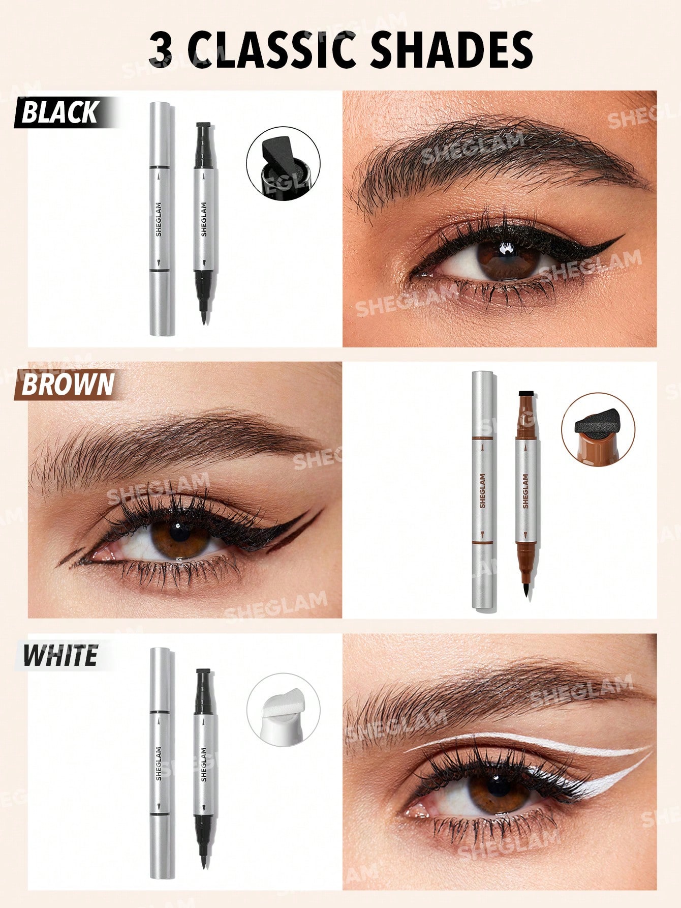 Wing It Waterproof Liner Duo-Brown 6