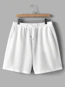 Manfinity VCAY Ensemble Polo Et Short À Manches Courtes Et Col En V Pour Hommes