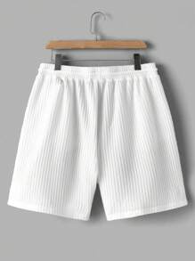 Manfinity VCAY Ensemble Polo Et Short À Manches Courtes Et Col En V Pour Hommes