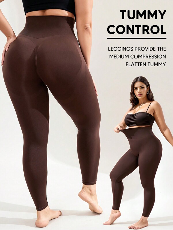Plus Size High-Waisted Soft Lifting & Shaping Leggings