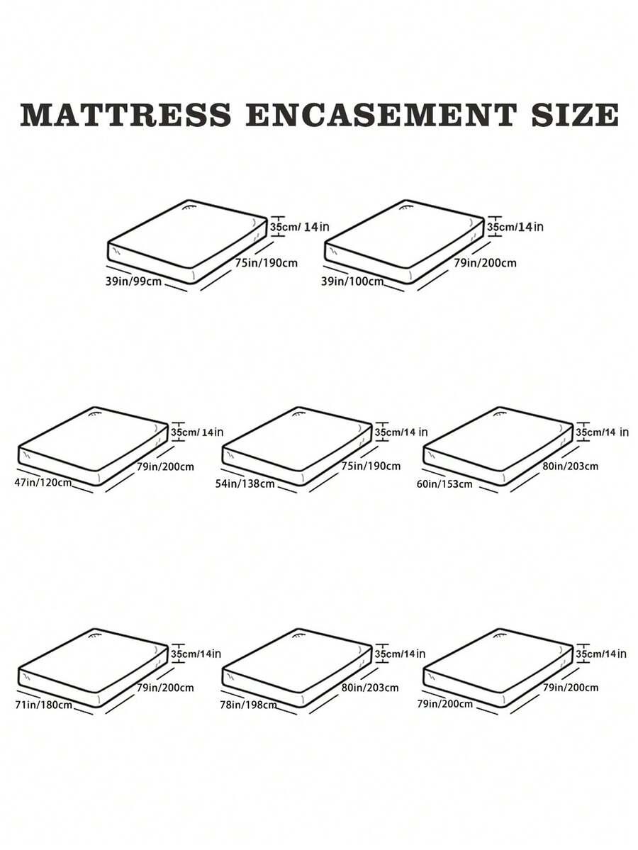 2pcs/Set Safest 100 Waterproof Mattress Protector Vinyl Free, Noiseless Hollow Fiber Mattress