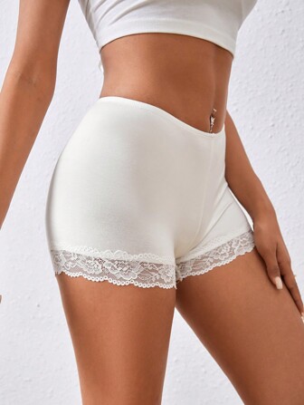 Firerie Damen Spitzenbesatz Schicht-shorts Als Unterwäsche