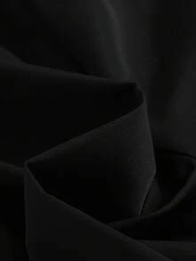 SHEIN Chàng trai trẻ Tương phản Màu sắc Thể thao Quần thể thao Với Cán Hem Và Cổ tay áo - màu đen - Xem 6