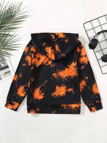 少女扎染字母印花卫衣 - 彩色 - 查看 2