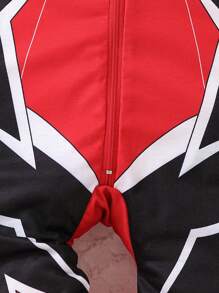 SHEIN Combinaison Imprimée Géométrique À Col En Baseball Pour Bébé Garçon - Multicolore - Voir 5