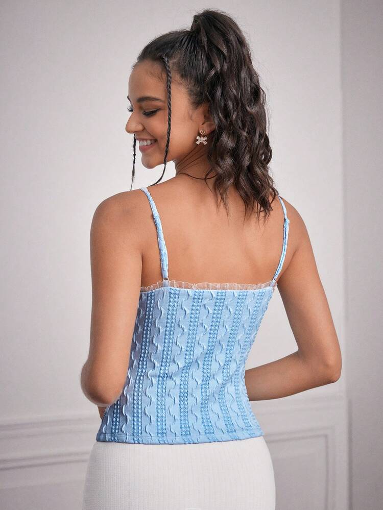 Women's Bowknot Decorated Camisole Top