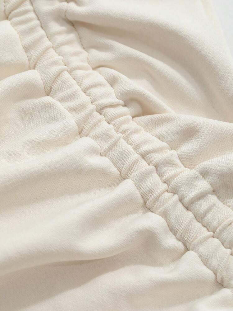 Women's Asymmetric Hem Ruffle Detail T-Shirt Summer