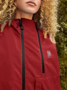 In My Nature Women's Outdoor Rain Jacket - Red - View 6