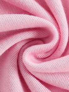 SHEIN Essnce 標語與心形印花短袖t恤 - 粉色 - 查看 3