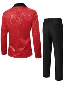 Manfinity AFTRDRK Men's Suit Set - Red - View 2