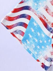 Geometric Printed Men's Underwear - Black - View 3