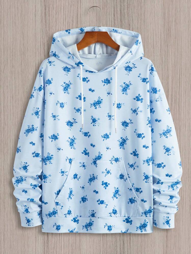 Men's Loose Fit Full Printed Hoodie