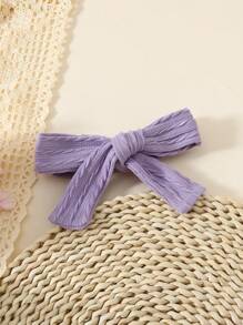 Conjunto de 2 piezas de body de encaje morado para bebé niña, atuendo casual, lindo y elegante para primavera y verano - Multicolor - Ver 6