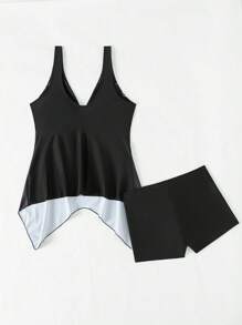 Swim Lushoire Summer Ladies' Printed Tankini Set - Multicolor - View 3