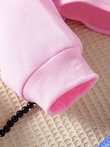 SHEIN 青少女人偶圖案T恤和圖形印花褲子 - 彩色 - 查看 3