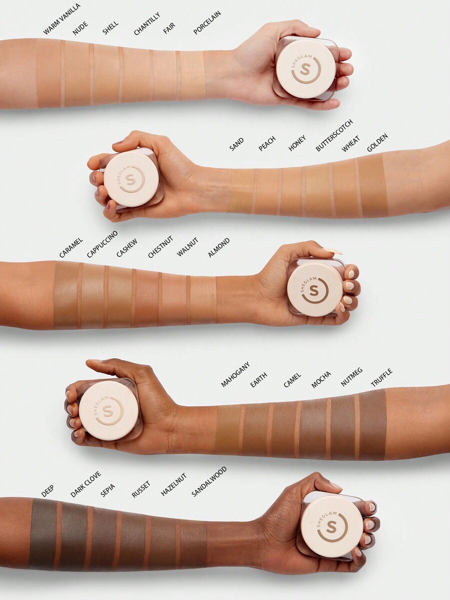 SHEGLAM Skinfluencer Full Coverage Foundation BalmSand SHEIN USA