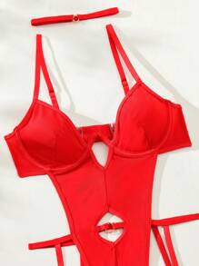 SHEIN Body Camisero Sexy Ahuecado Para Mujer