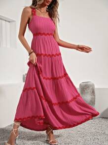 SHEIN LUNE Rochie de damă cu margini color block