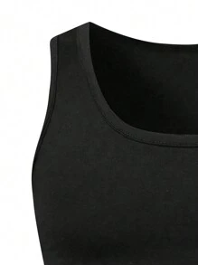 Manfinity Homme Set de 3 piezas de camisetas sin mangas de cuello redondo para hombre
