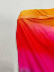 INAWLY Top Sin Tirantes Graduado De Talla Grande Y Corto - Multicolor - Ver 8