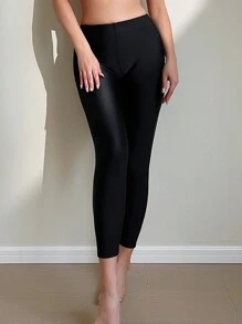 Swim SPRTY Summer Beach Women's Solid Color Swimwear Bikini Bottom Carnival